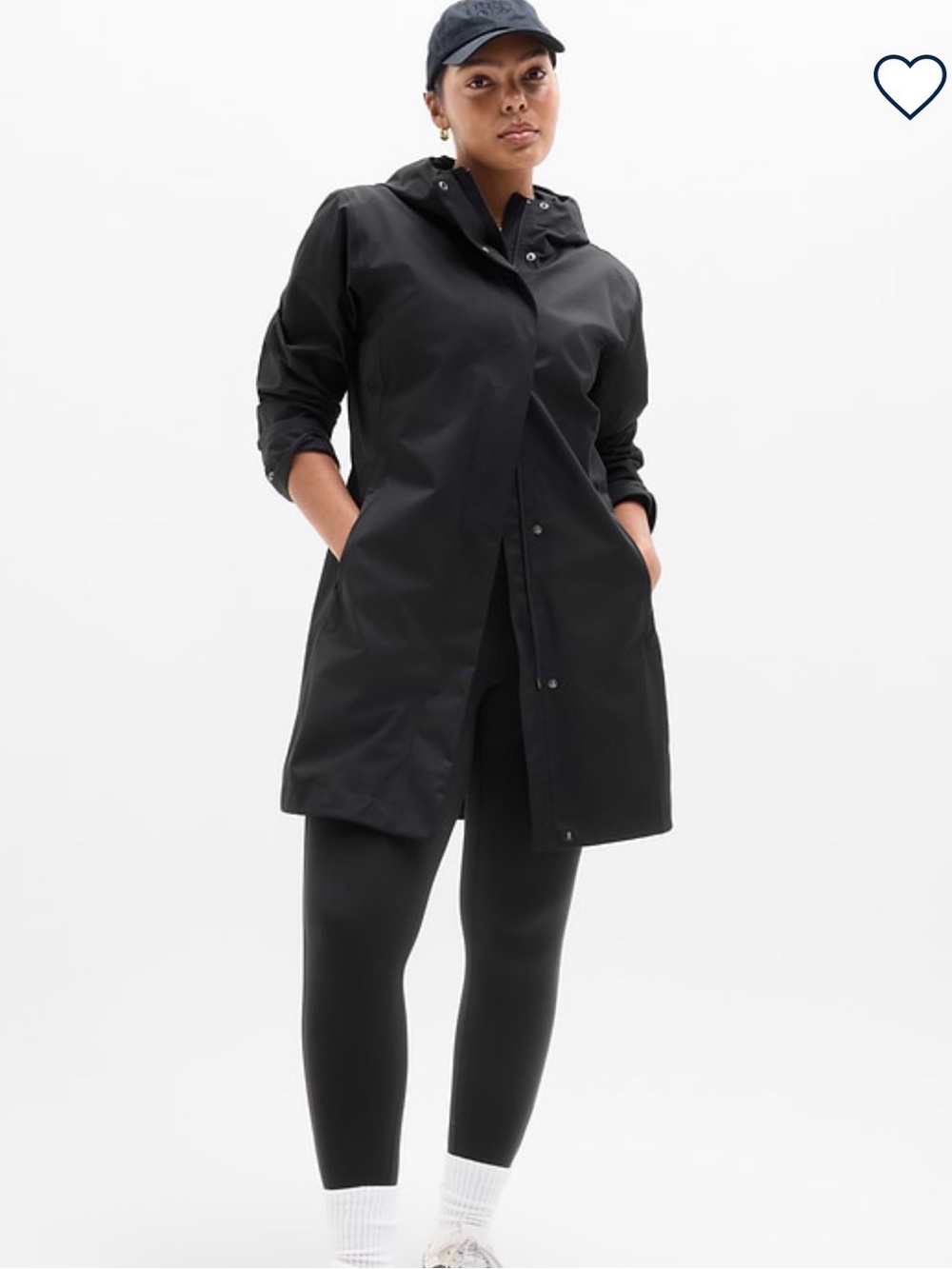 Athleta Rainout Ridge Long Trench, XL
